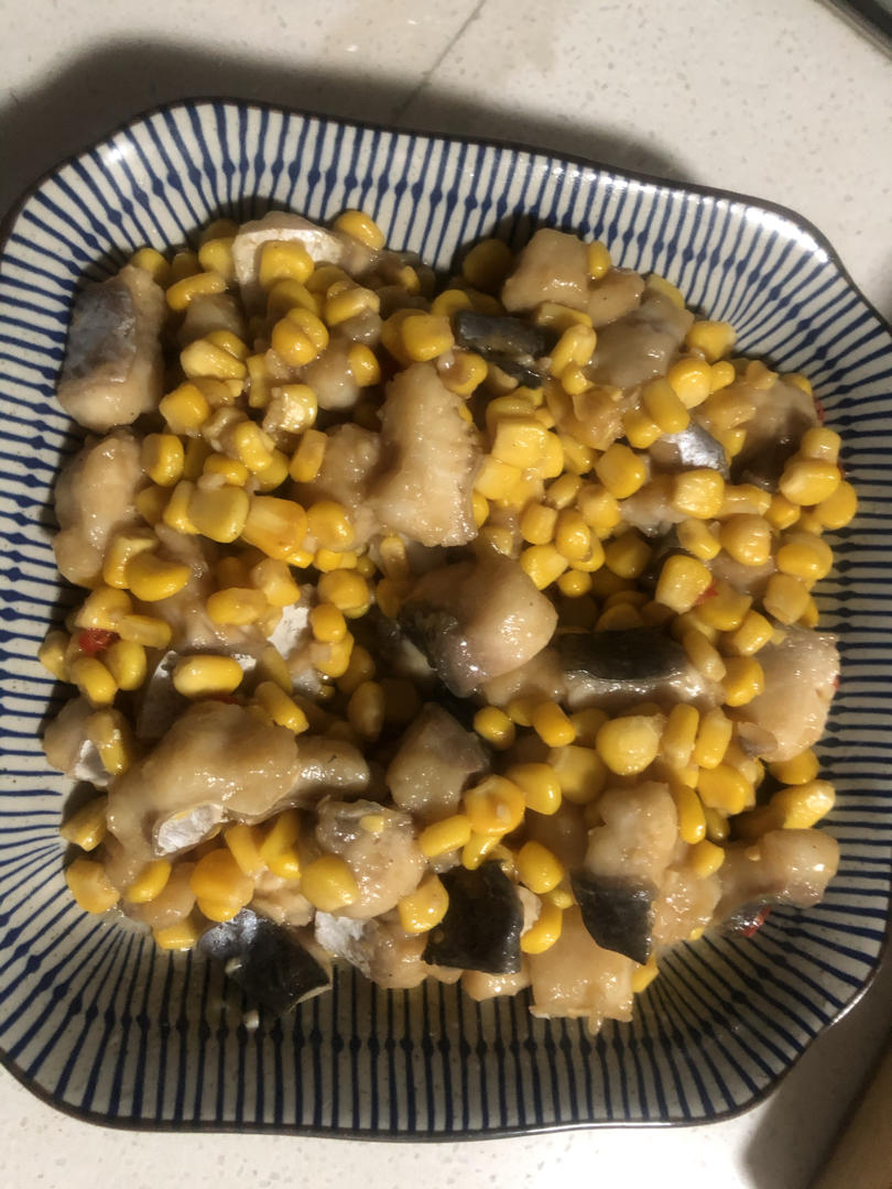 当龙利鱼（或巴沙鱼）遇到玉米【妞的食记】