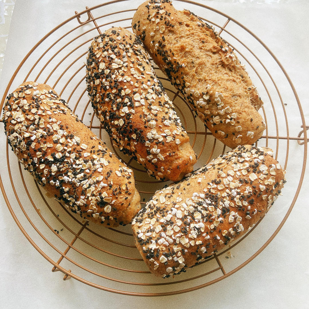 赛百味面包胚--蜂蜜燕麦面包 50%全麦 山寨版