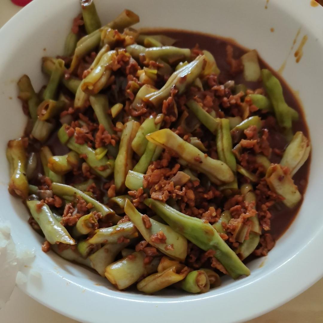 零厨艺的豆角炒肉