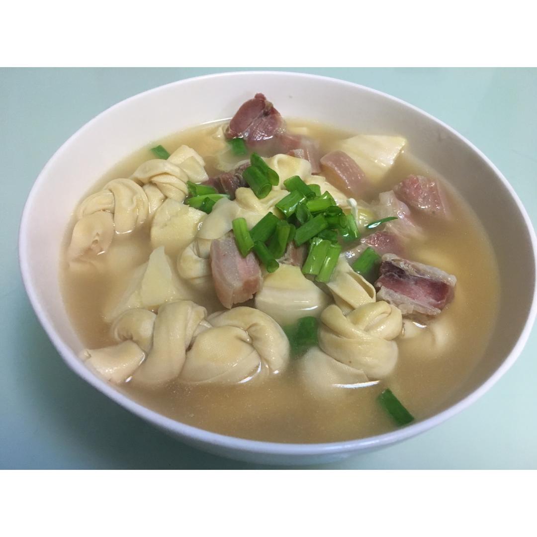 咸肉炖毛笋
