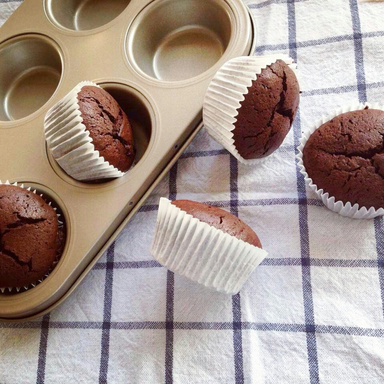 古典巧克力cupcake配马斯卡彭奶油霜