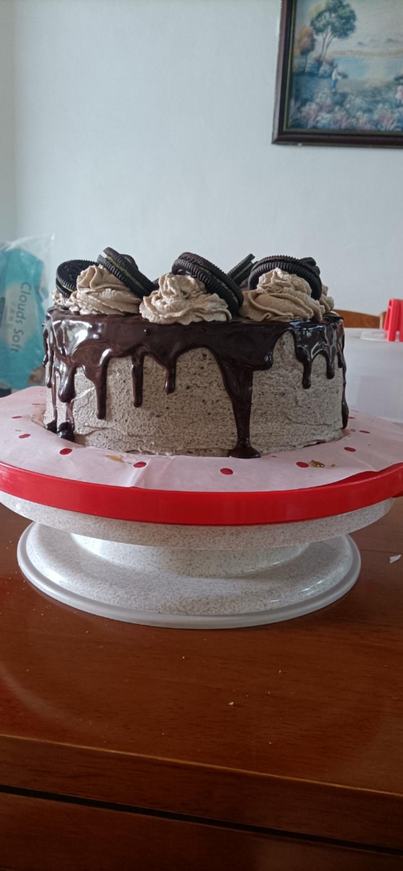 私房烘焙｜奥利奥淋面生日蛋糕