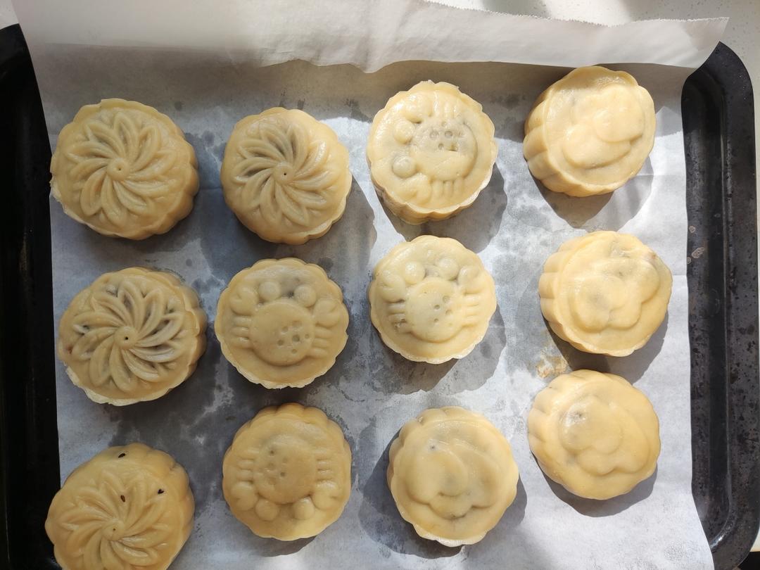 自用月饼皮（无转化糖浆）