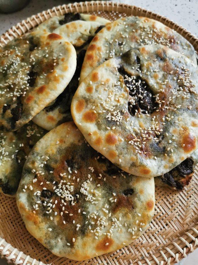 （烤箱版+平底锅版）梅干菜饼