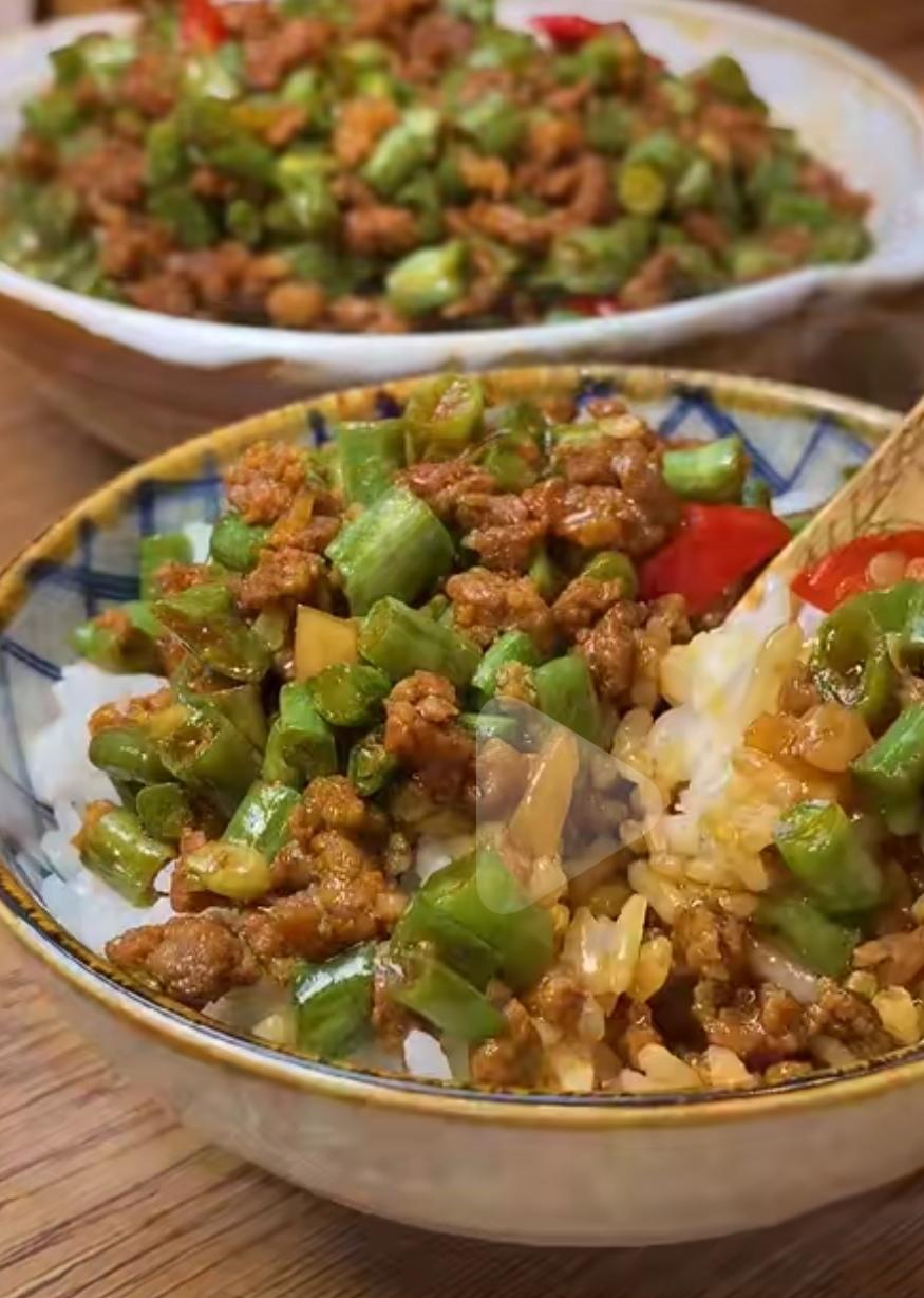 肉沫豇豆角 豇豆角炒肉的做法