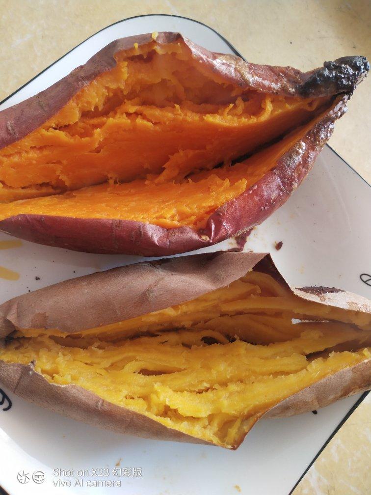 烤箱烤红薯