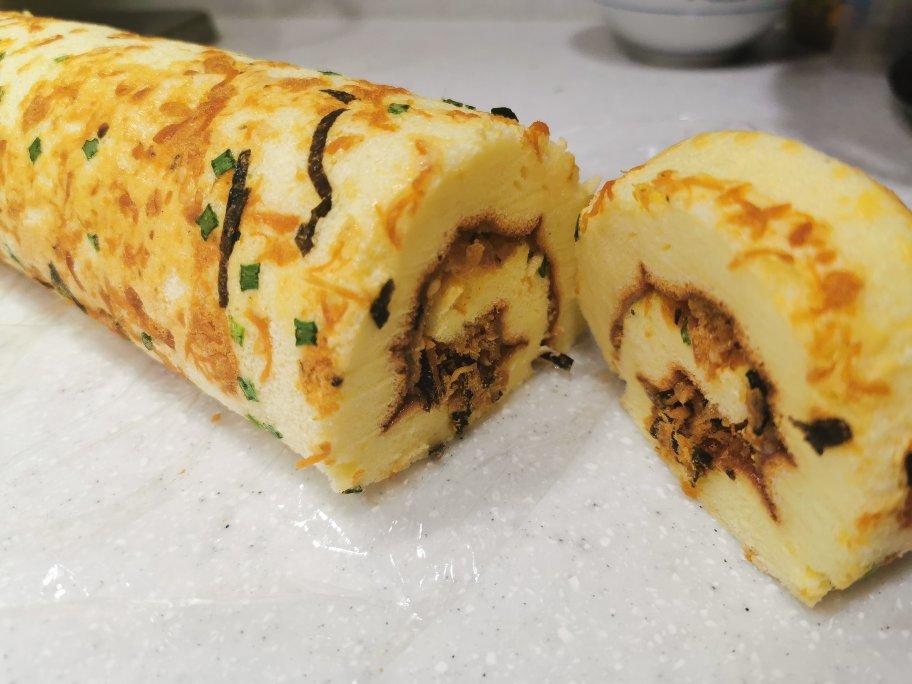 香葱肉松卷 蛋糕卷-无敌美味