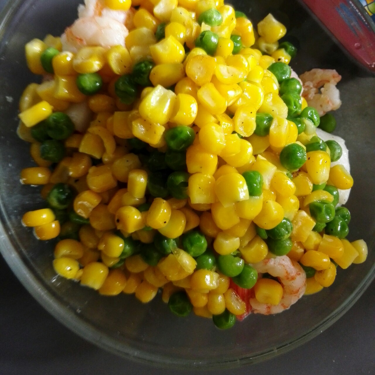 青豆玉米虾仁