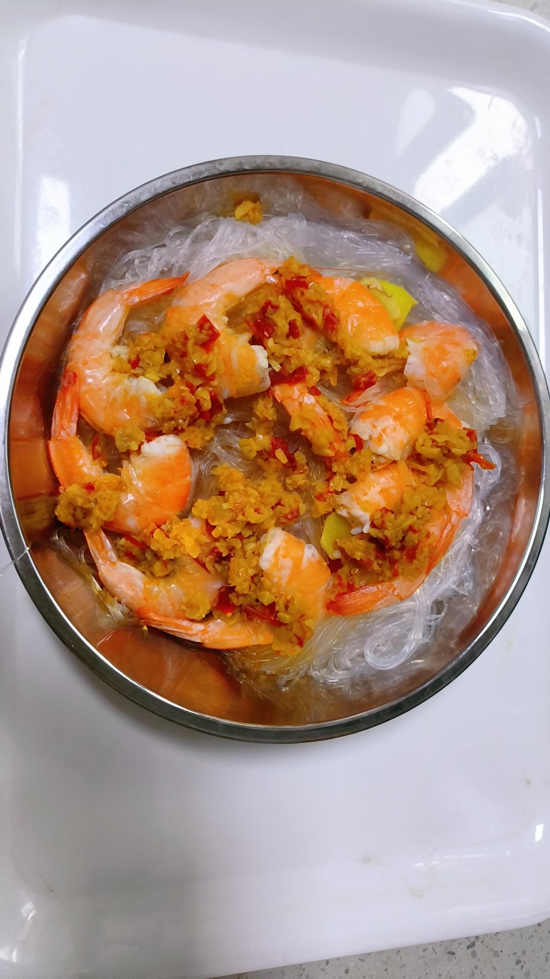 【原汁原味】蒜蓉粉丝虾