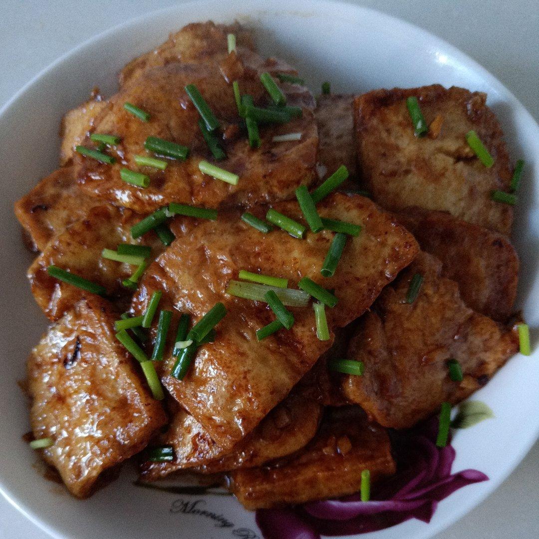 蚝油嫩豆腐