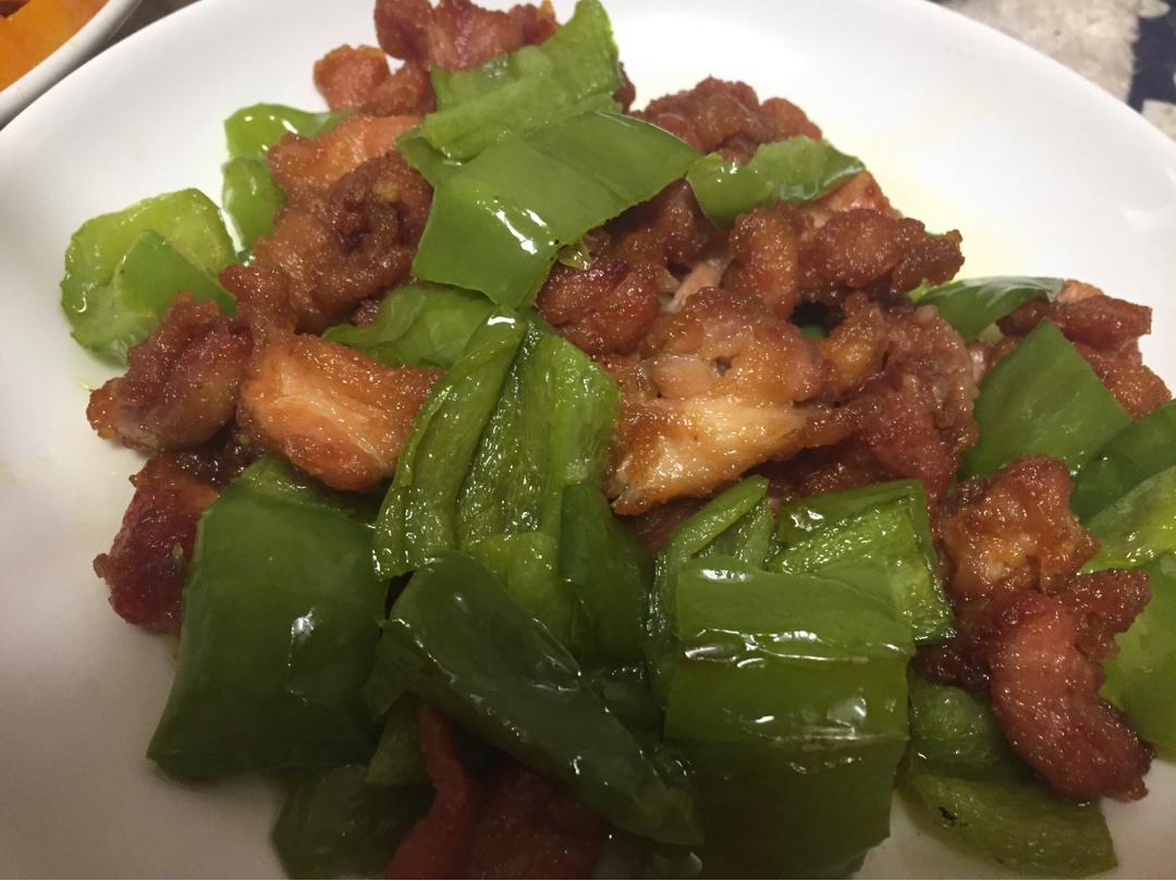 青椒炒鸡腿肉（大厨级别）