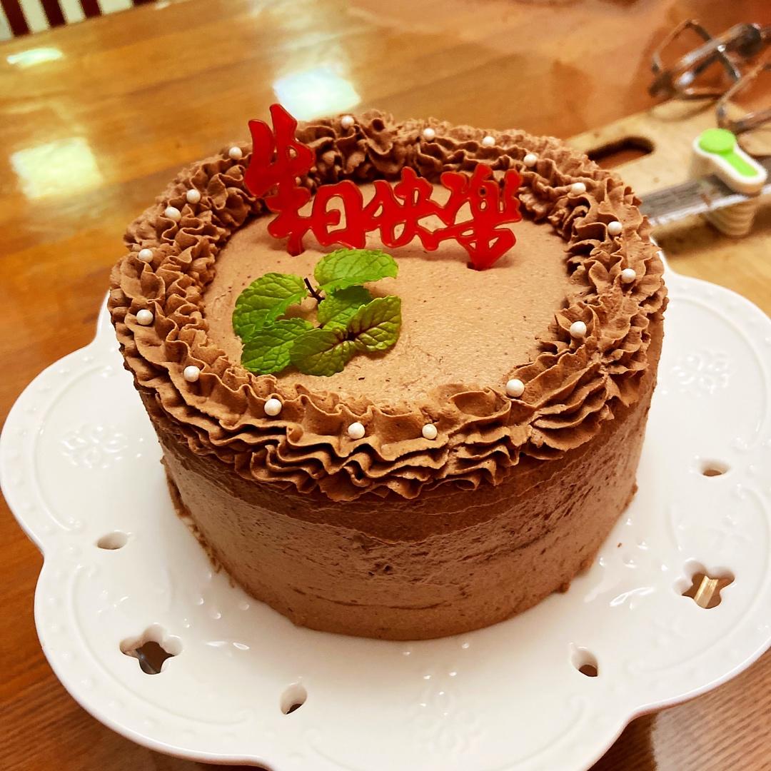 巧克力奶油蛋糕/巧克力奶油的操作手法。/「戚风及其衍生」烘焙视频蛋糕篇2