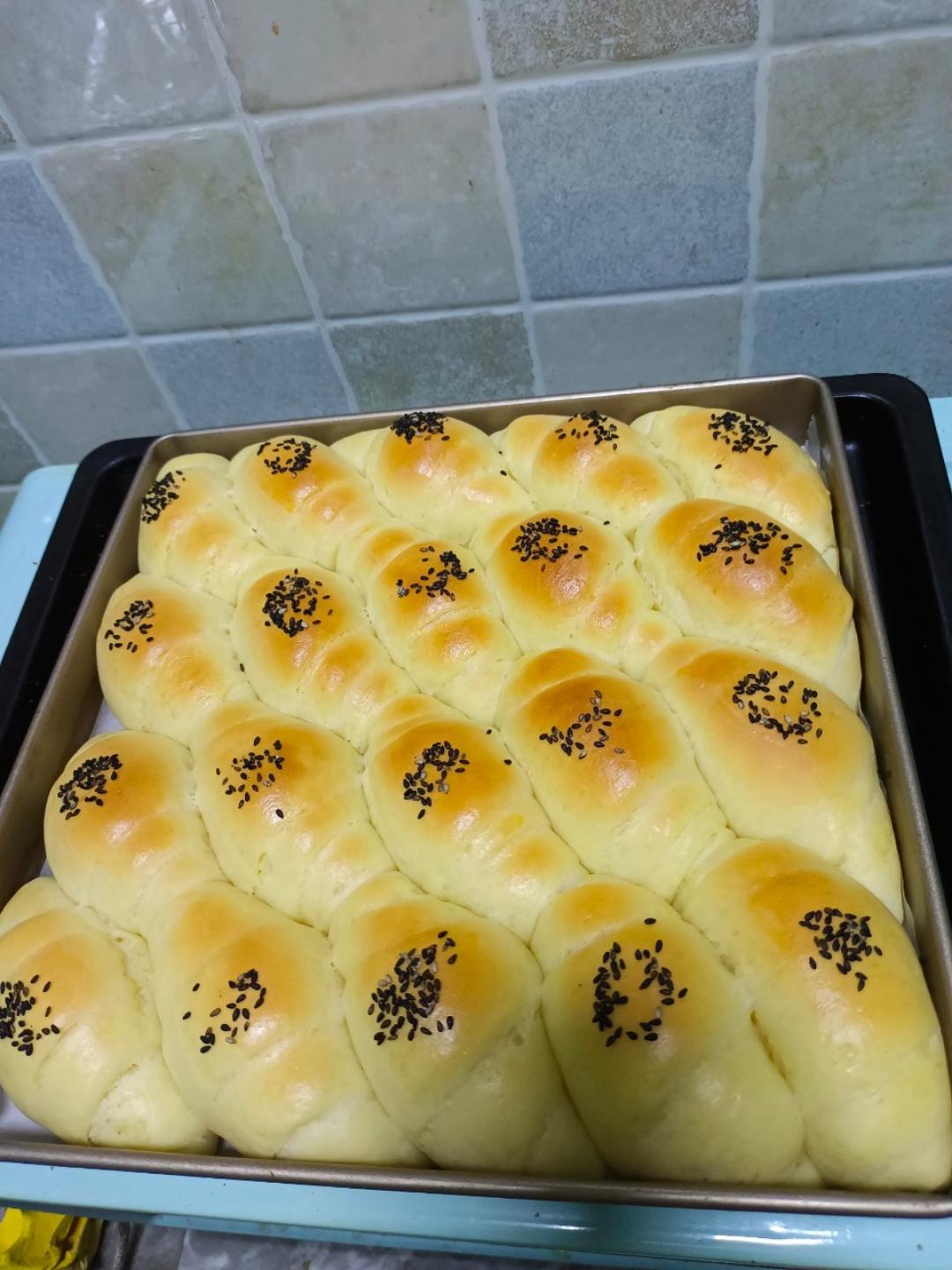 牛奶面包卷（直接法）