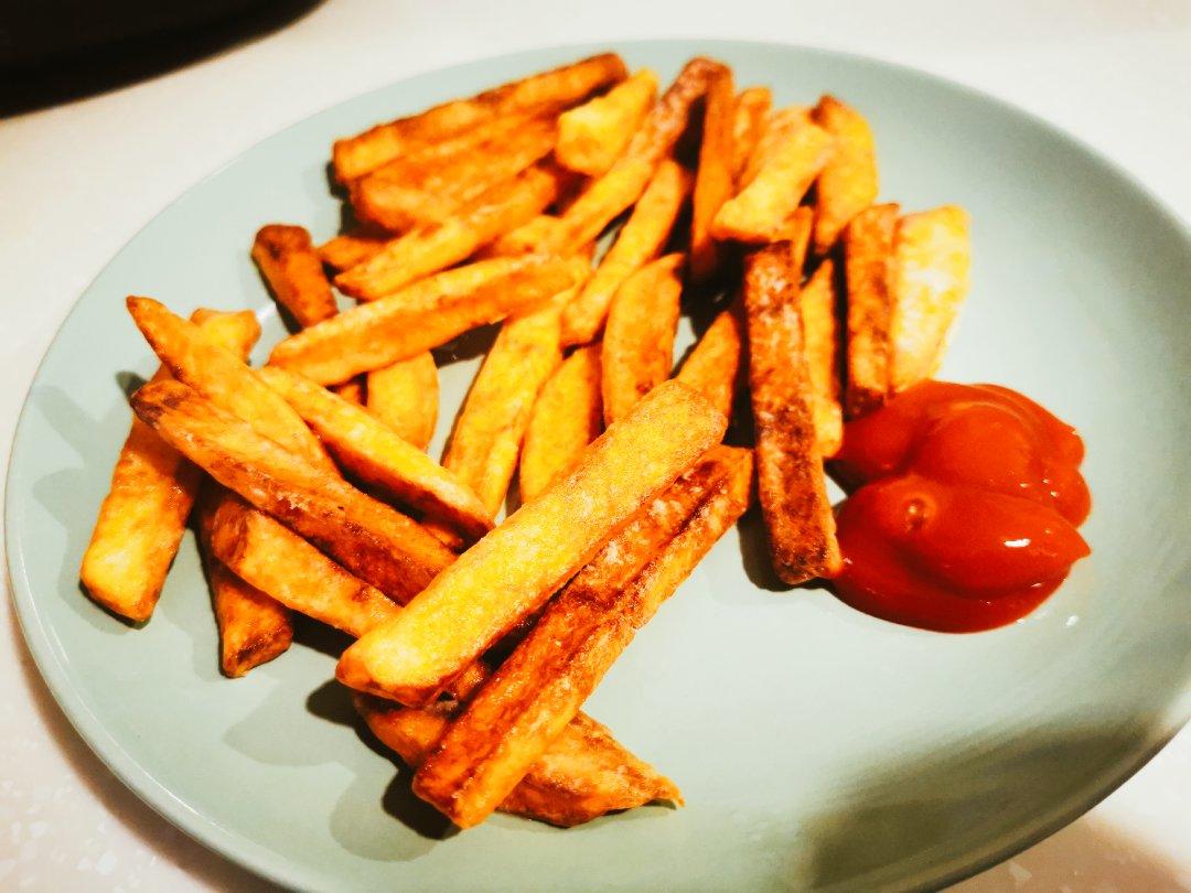 自制薯条🍟（家庭快手版，不用煮也不需要冷冻）