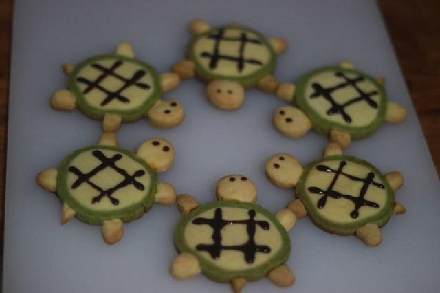 萌萌哒小乌龟饼干