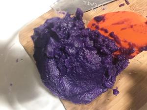 软萌紫薯豆沙小面包（100%全麦低卡）的做法 步骤1