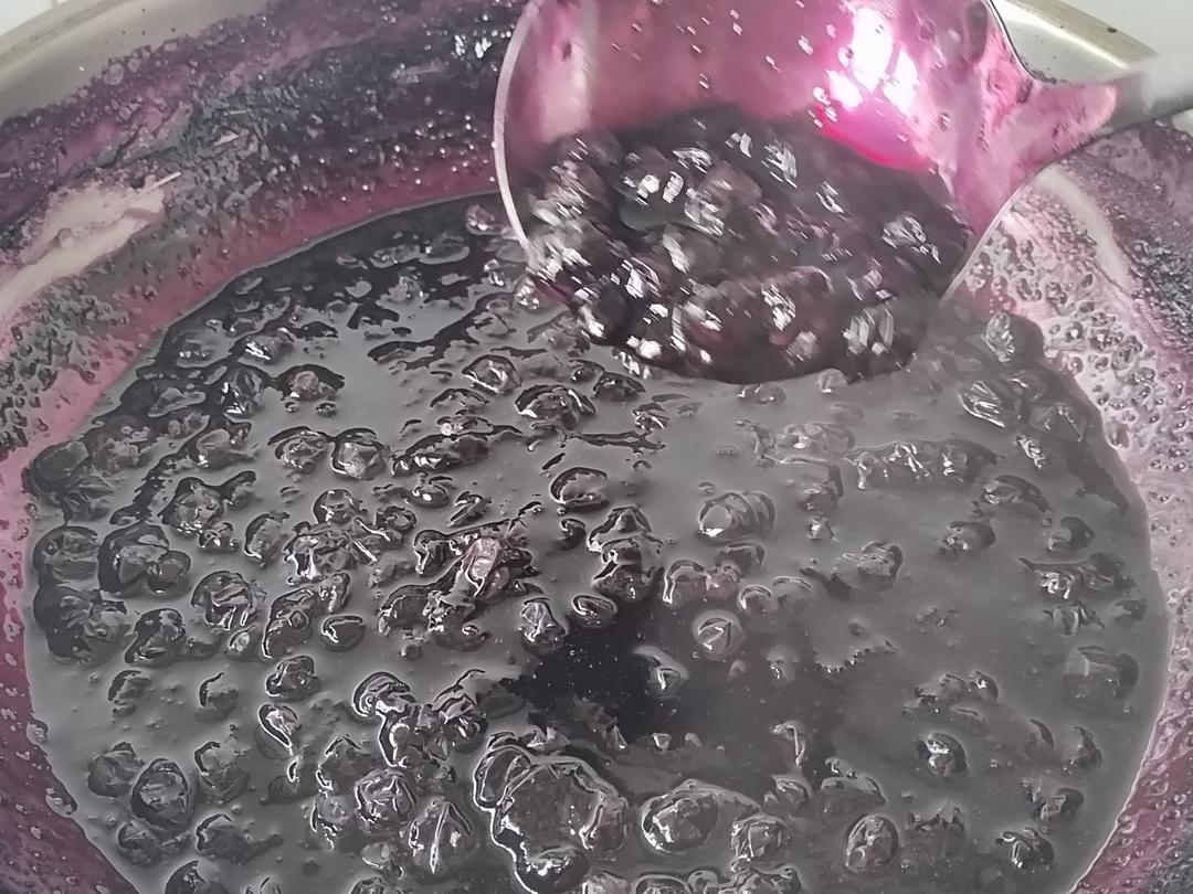 自制蓝莓酱（冷冻蓝莓版）