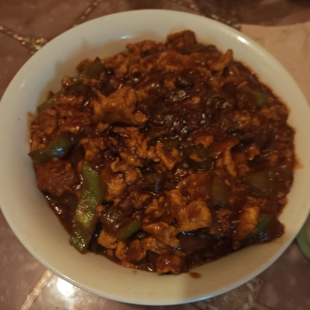 东北青椒鸡蛋酱