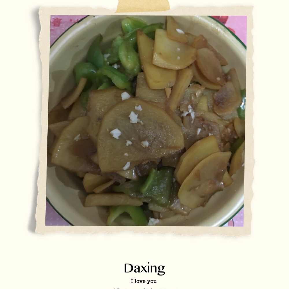 青椒土豆片（一夫食堂版）