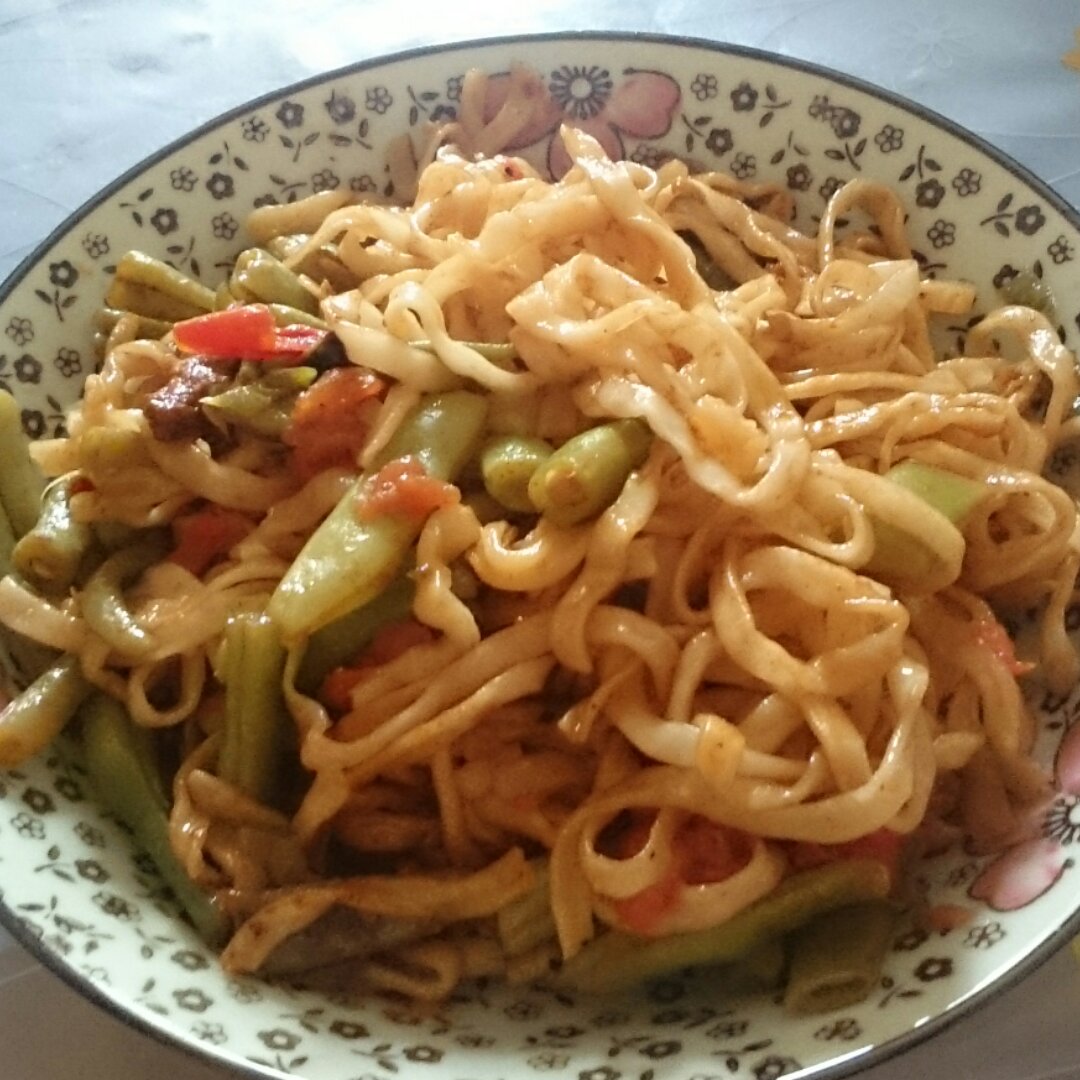 蒸面（四季豆焖面）