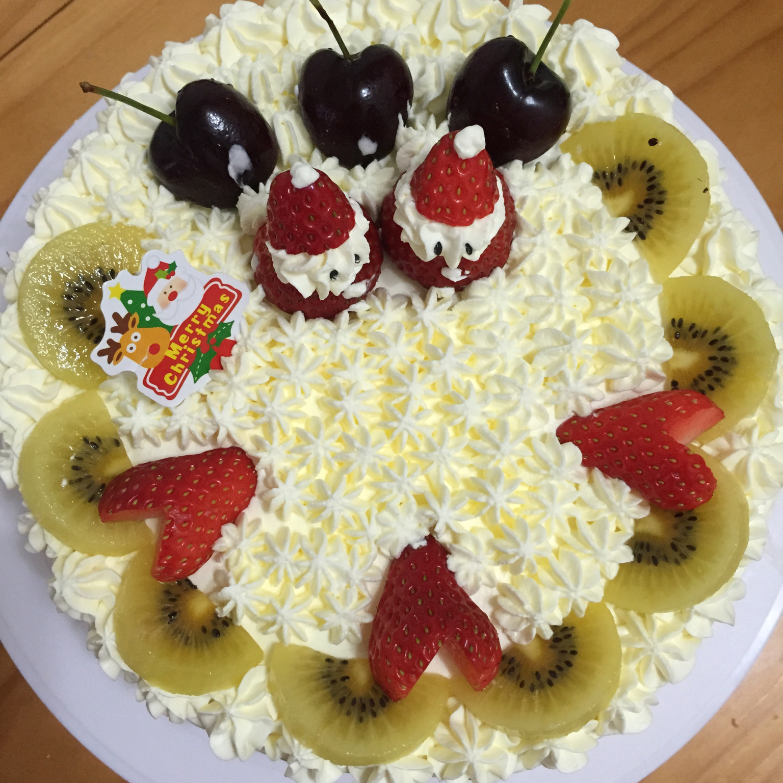 淡奶油裱花蛋糕