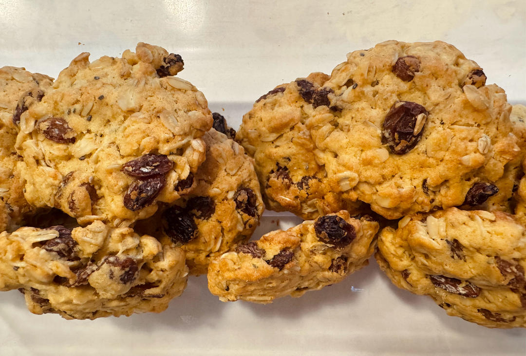 神仙配方📝最好吃的葡萄干燕麦曲奇，没有之一