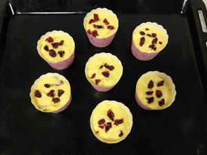 椰香蔓越莓马芬蛋糕的做法 步骤9