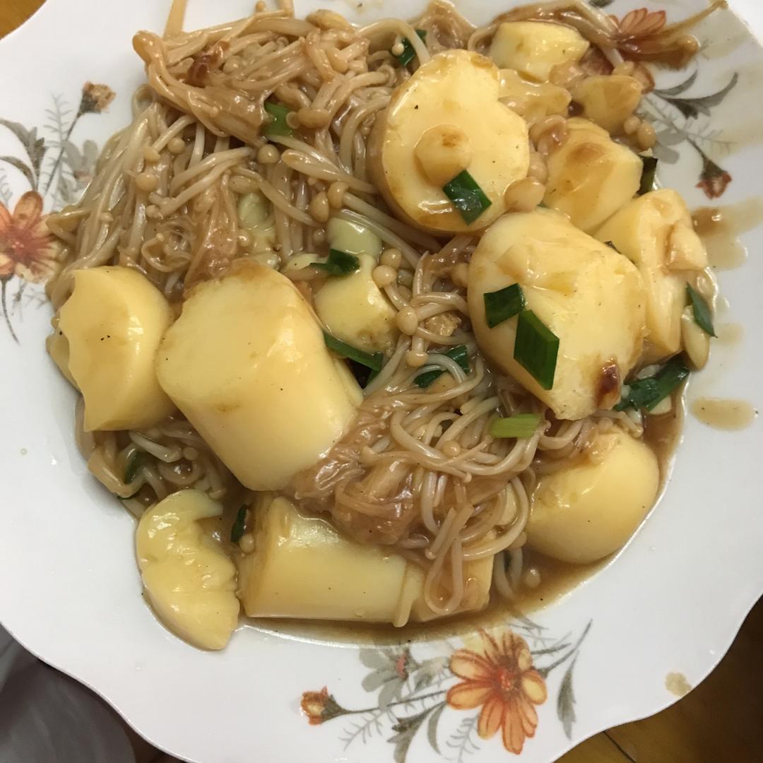 超级下饭菜--金针菇日本豆腐
