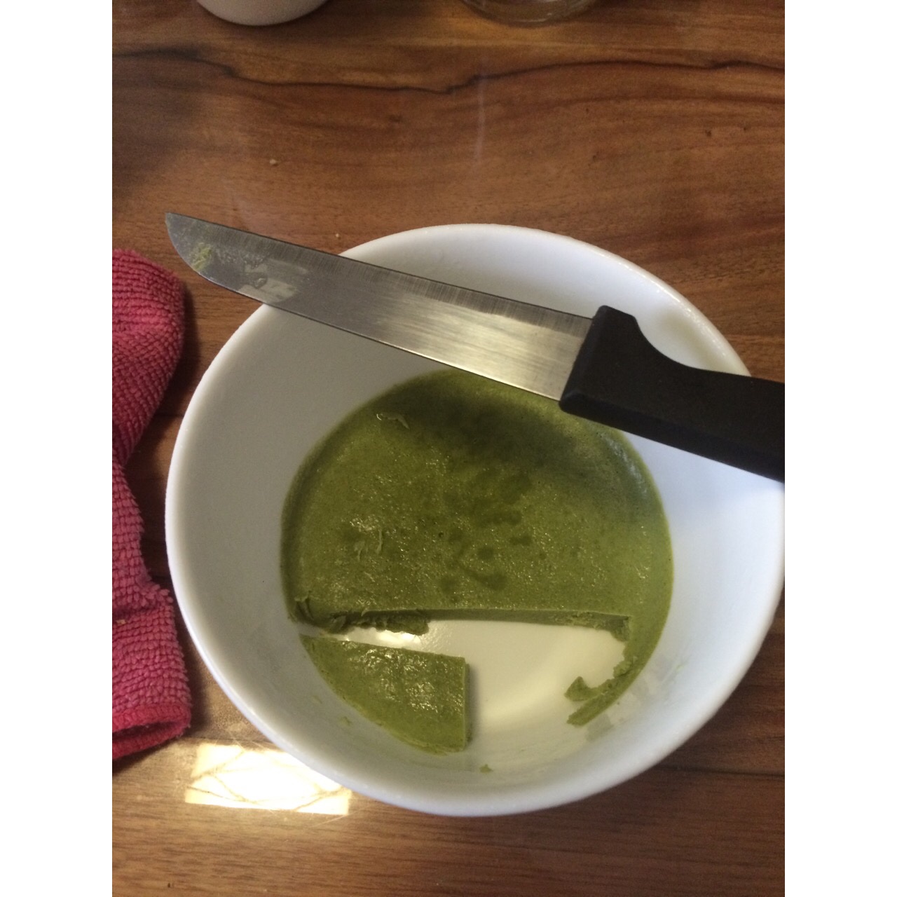 抹茶奶冻 panna cotta