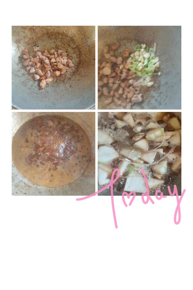 冬瓜粉条炖肉的做法