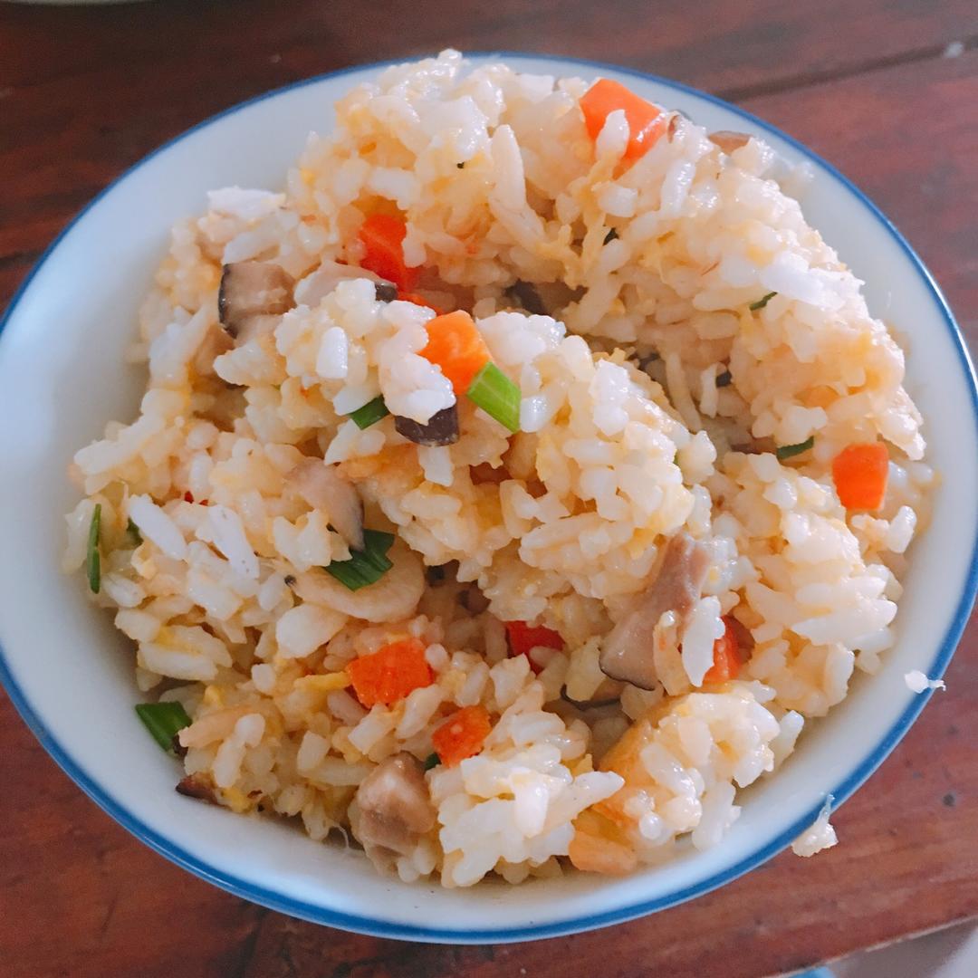 香菇肉丁油饭