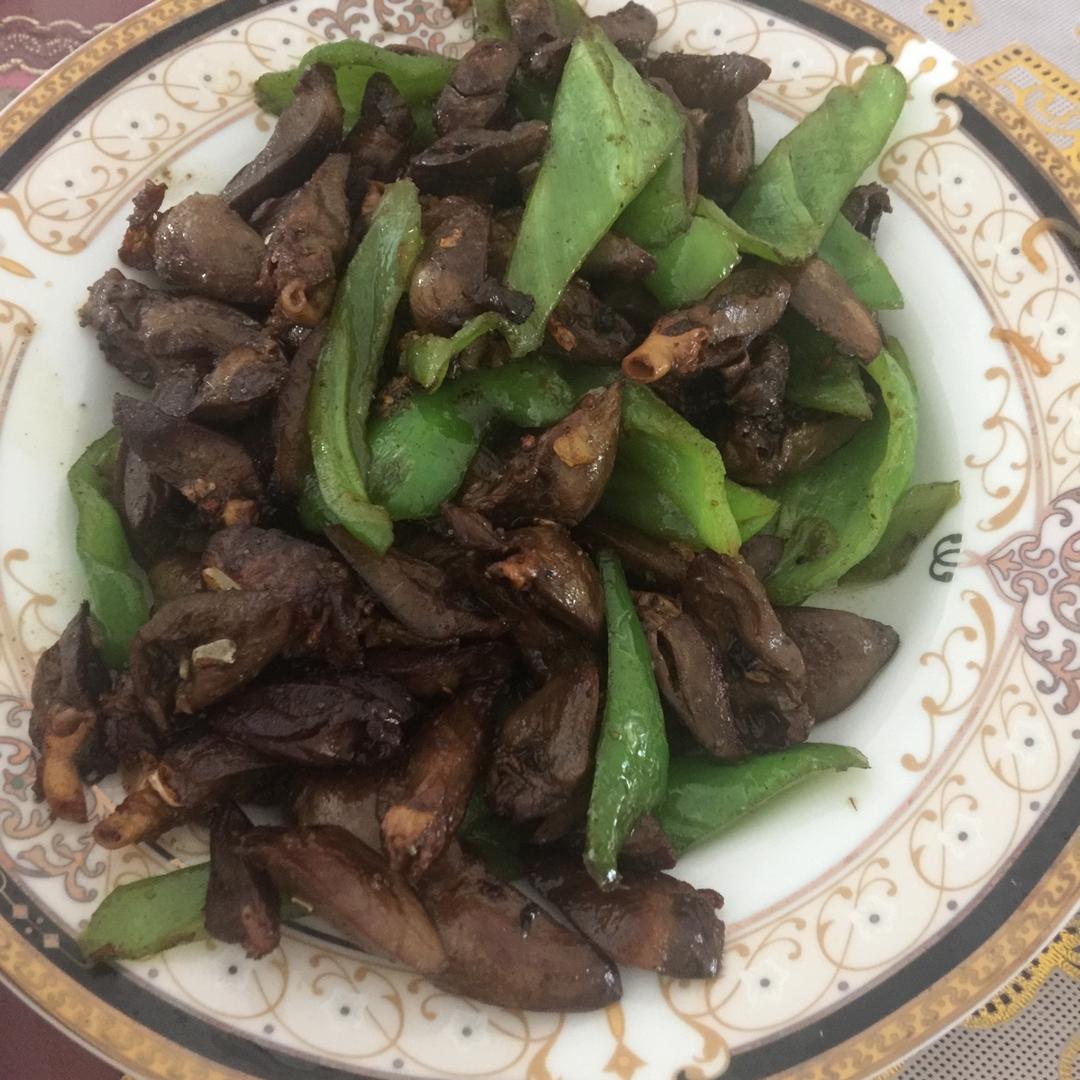 爆炒鸡心（孜然版）