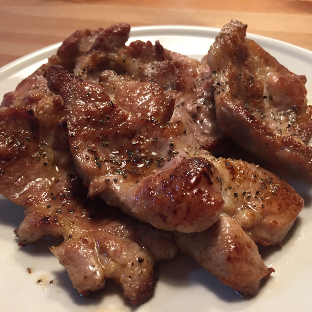 盐煎猪排/梅花肉