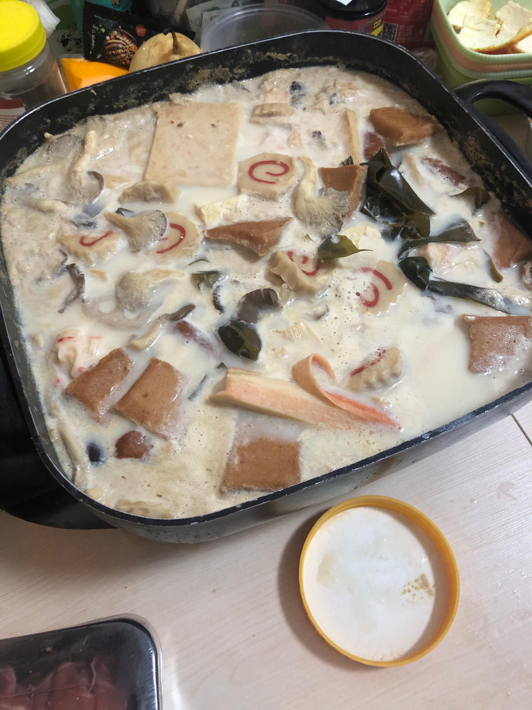 日式豆乳火锅
