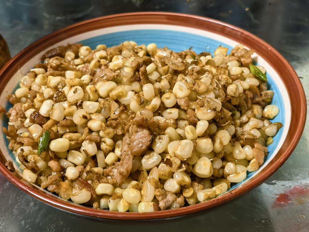 玉米炒肉末【超级下饭的快手家常菜】
