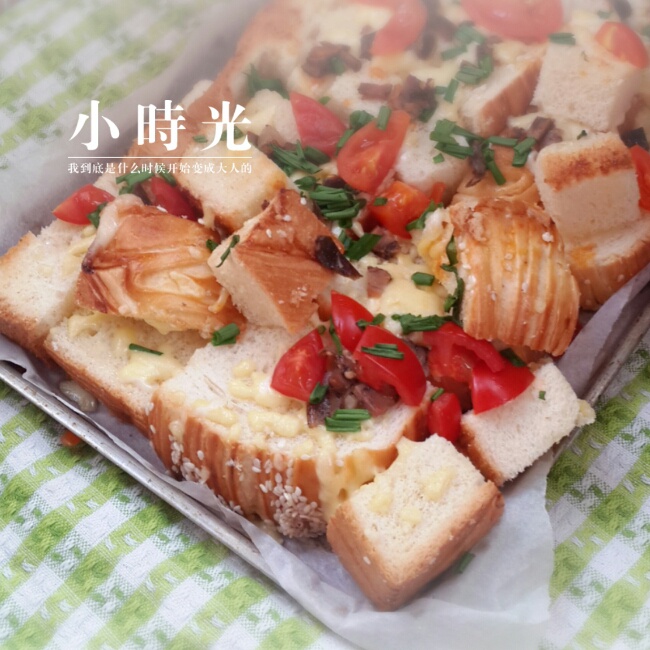 香葱芝士面包条