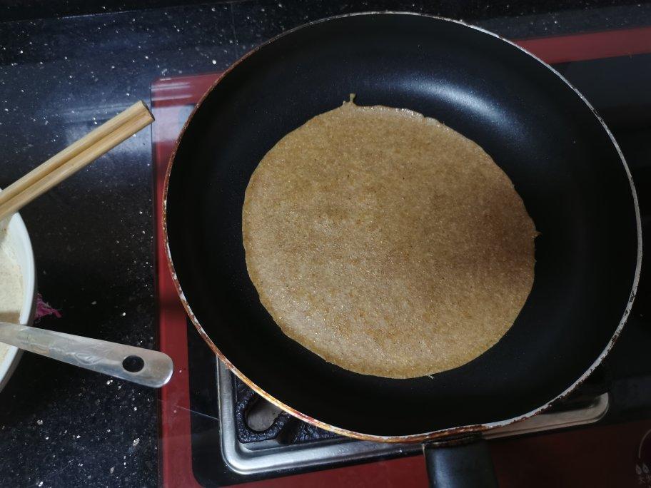 无油无糖黑全麦饼皮