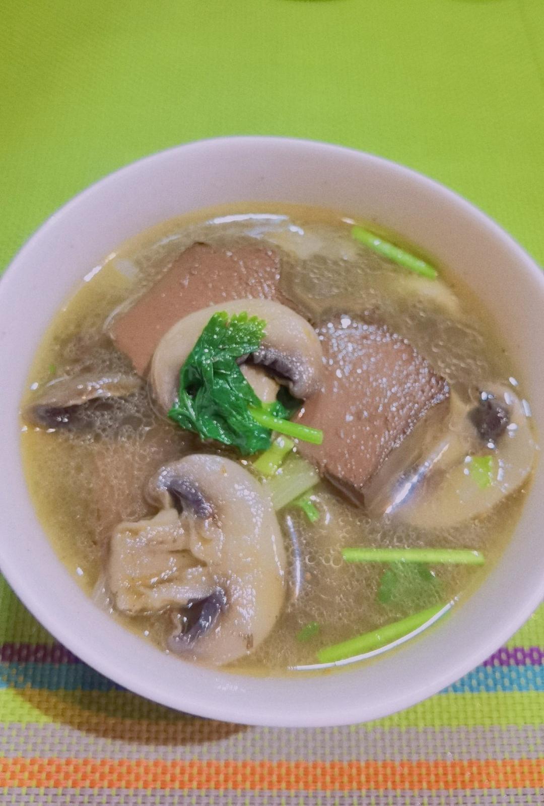 简版鸭血汤