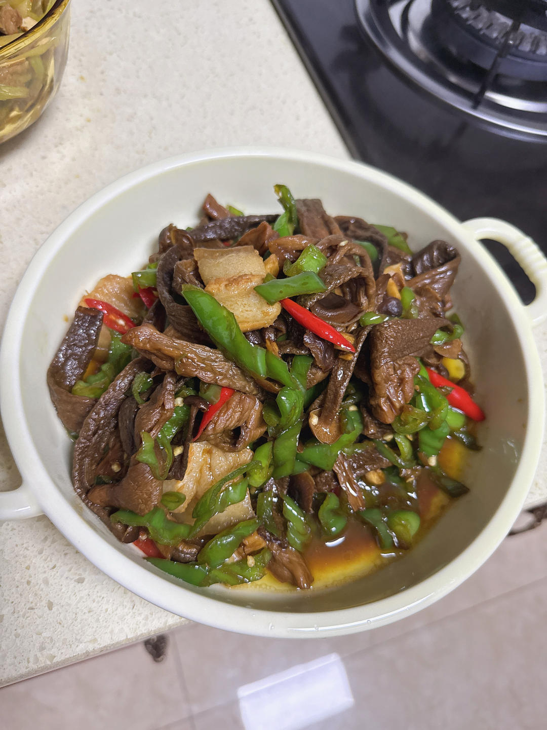 『快手下饭菜』鹿茸菇小炒肉｜简单好吃人人夸👍🏻