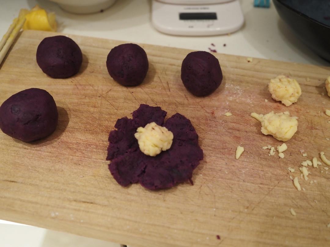 【爆浆紫薯仙豆糕】