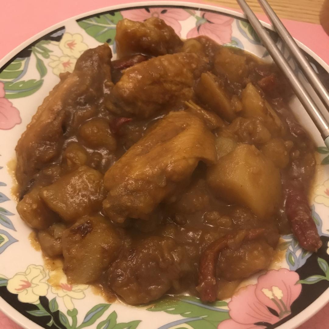 土豆炖鸡翅（快手零失败）