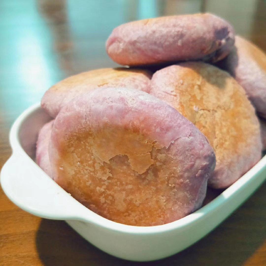 紫薯鲜花饼 玫瑰饼