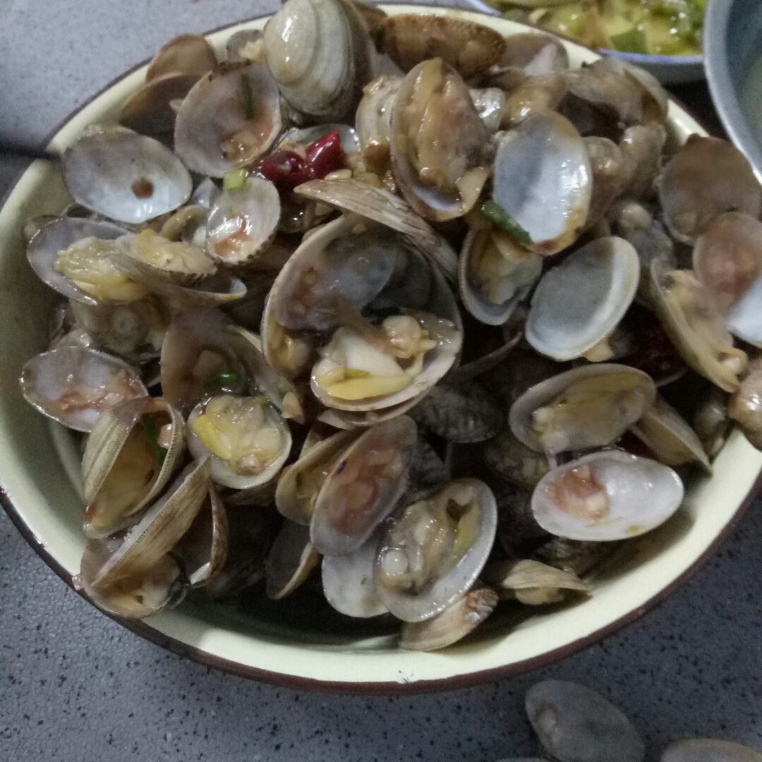 姜葱炒花甲