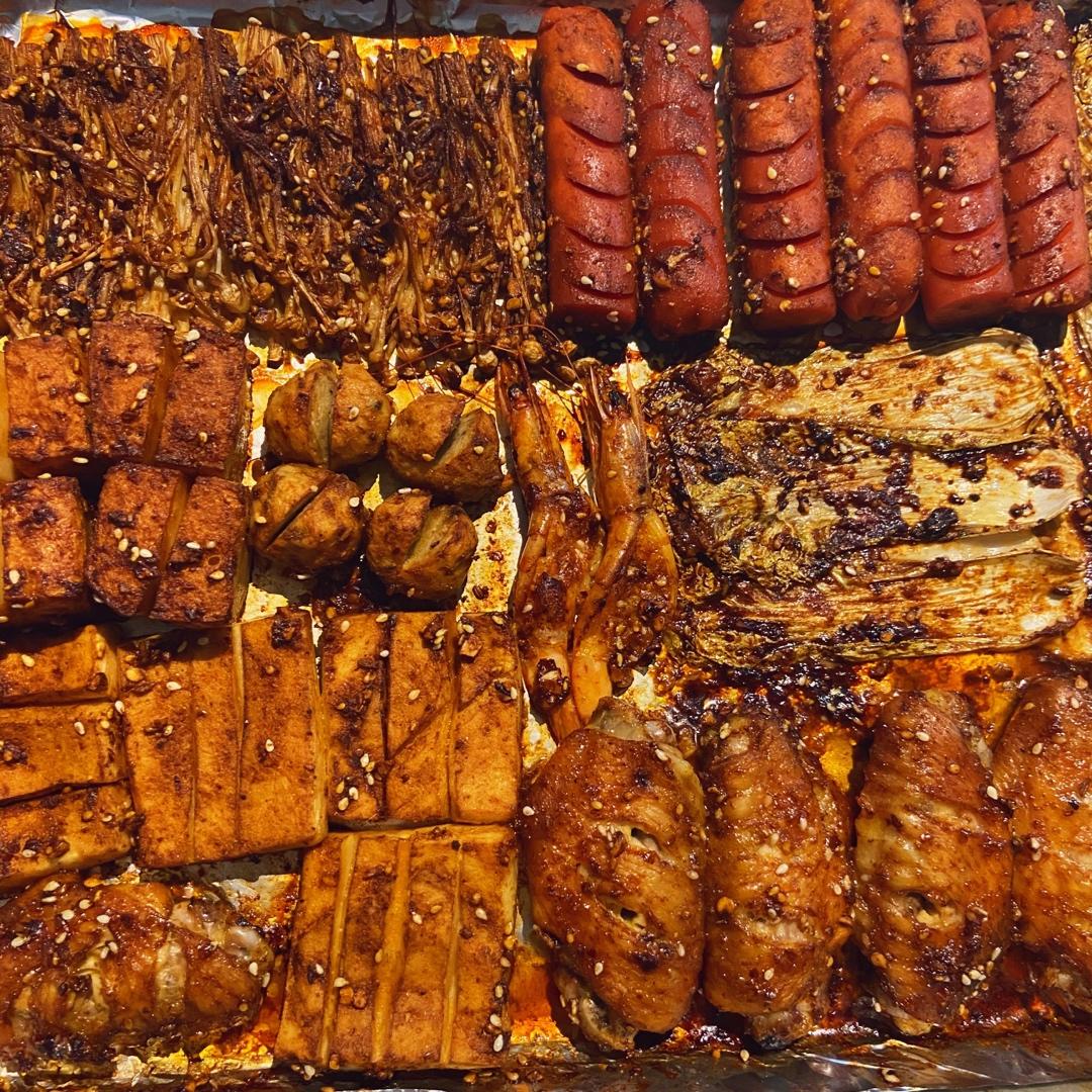 家庭自制烧烤❗️比烧烤摊好吃百倍😋秘制酱料