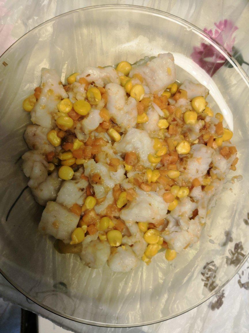 当龙利鱼（或巴沙鱼）遇到玉米【妞的食记】