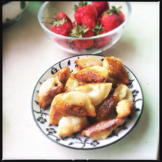 电饭煲煎饺