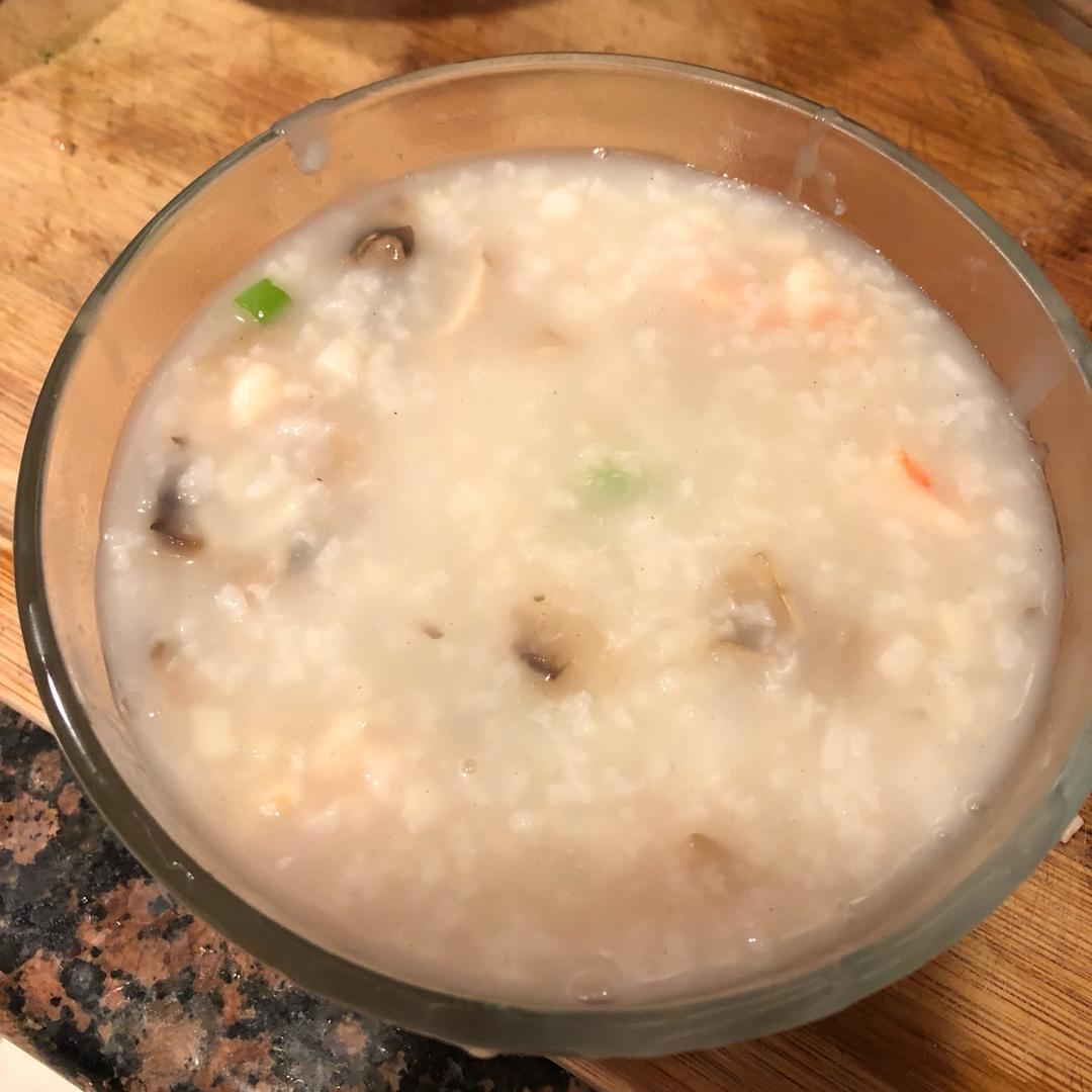 鲜虾香芹粥