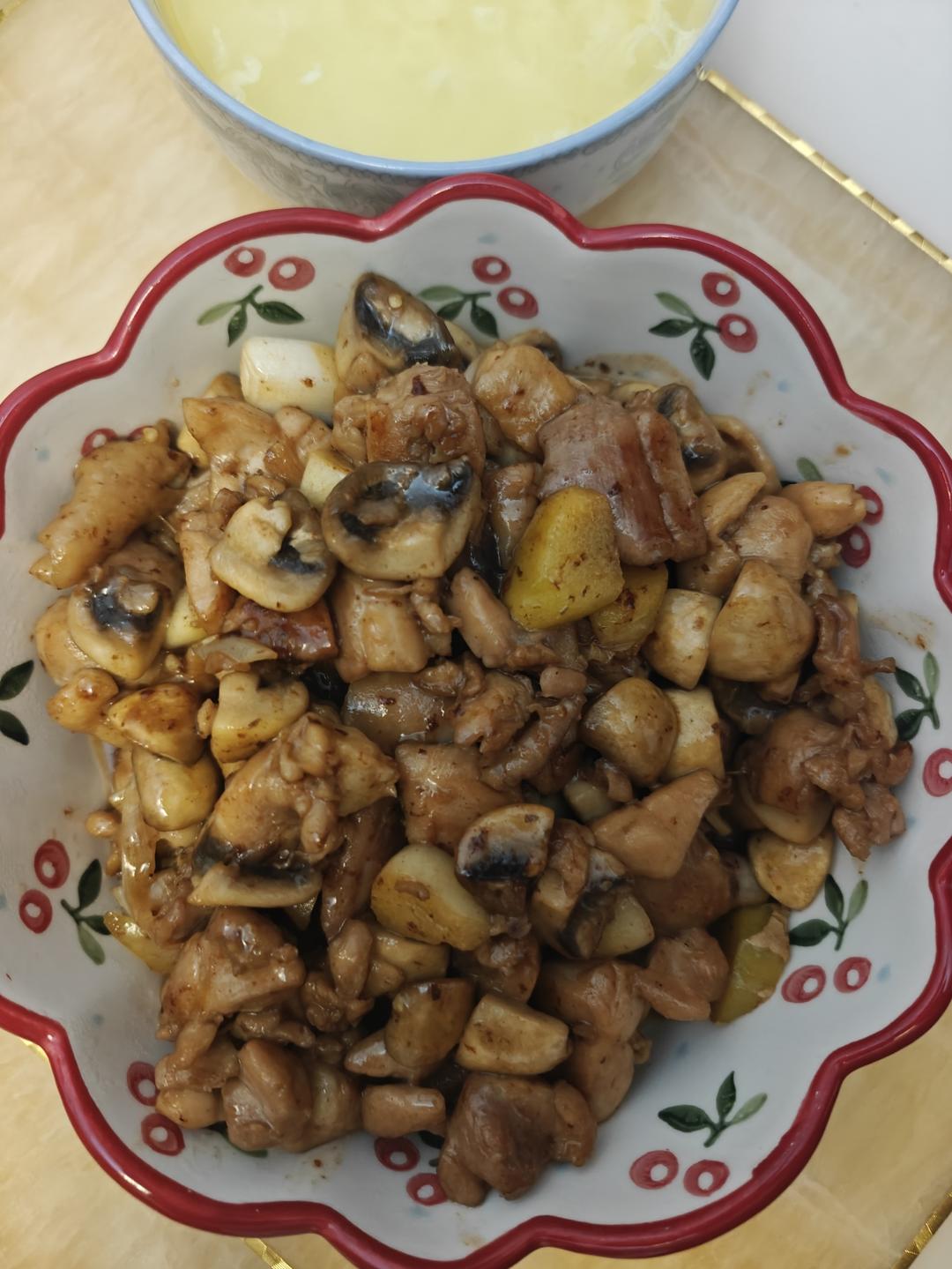 绝了～口蘑鸡腿真的好吃，简单快手