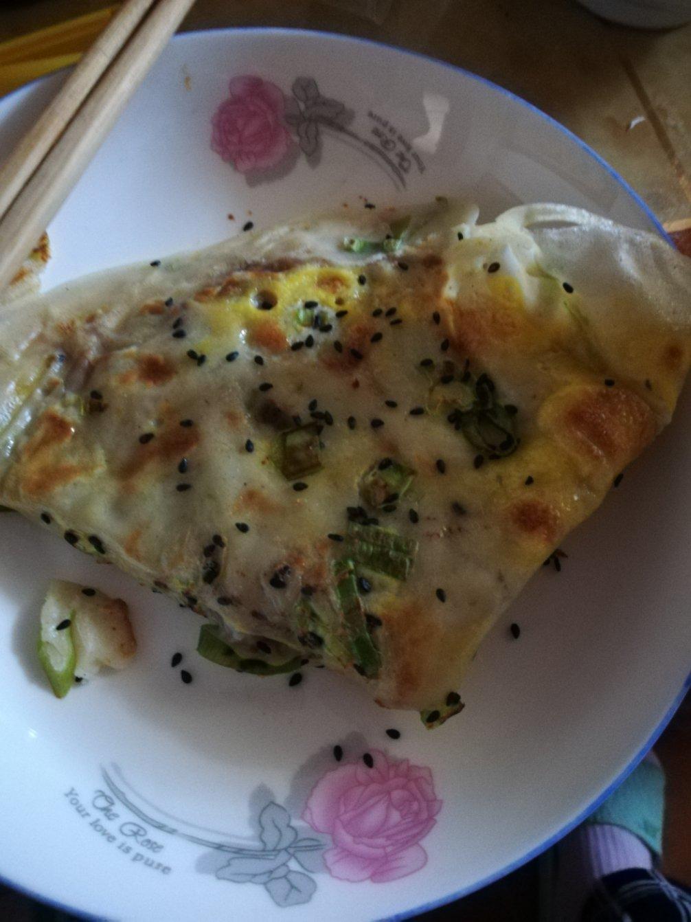 绿豆面煎饼果子(电饼铛)