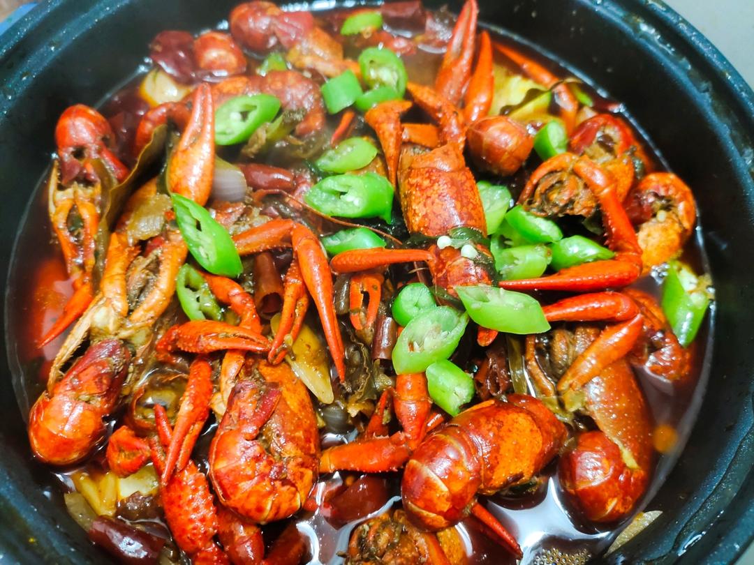 香辣小龙虾（用火锅底料）
